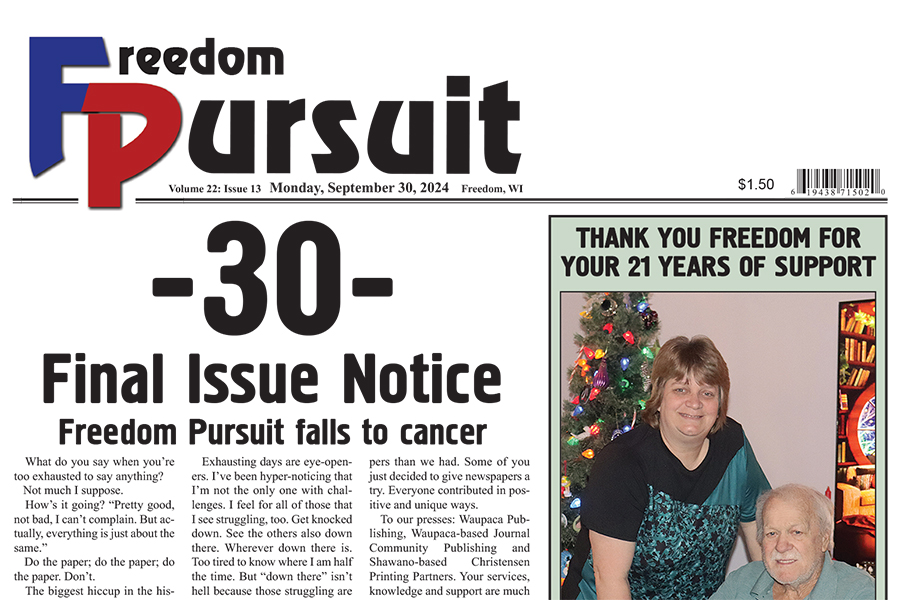 Sept. 30, 2024 Freedom Pursuit